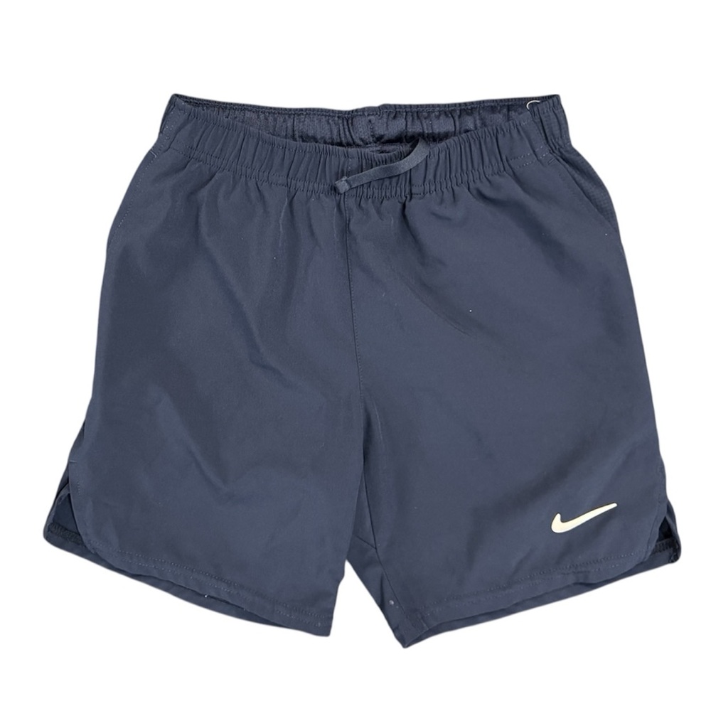 Nike Boys Navy Performance Tennis Shorts Youth Medium Dri-FIT Athletic